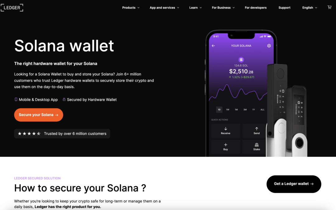 Ledger Wallet | Solana crypto wallet