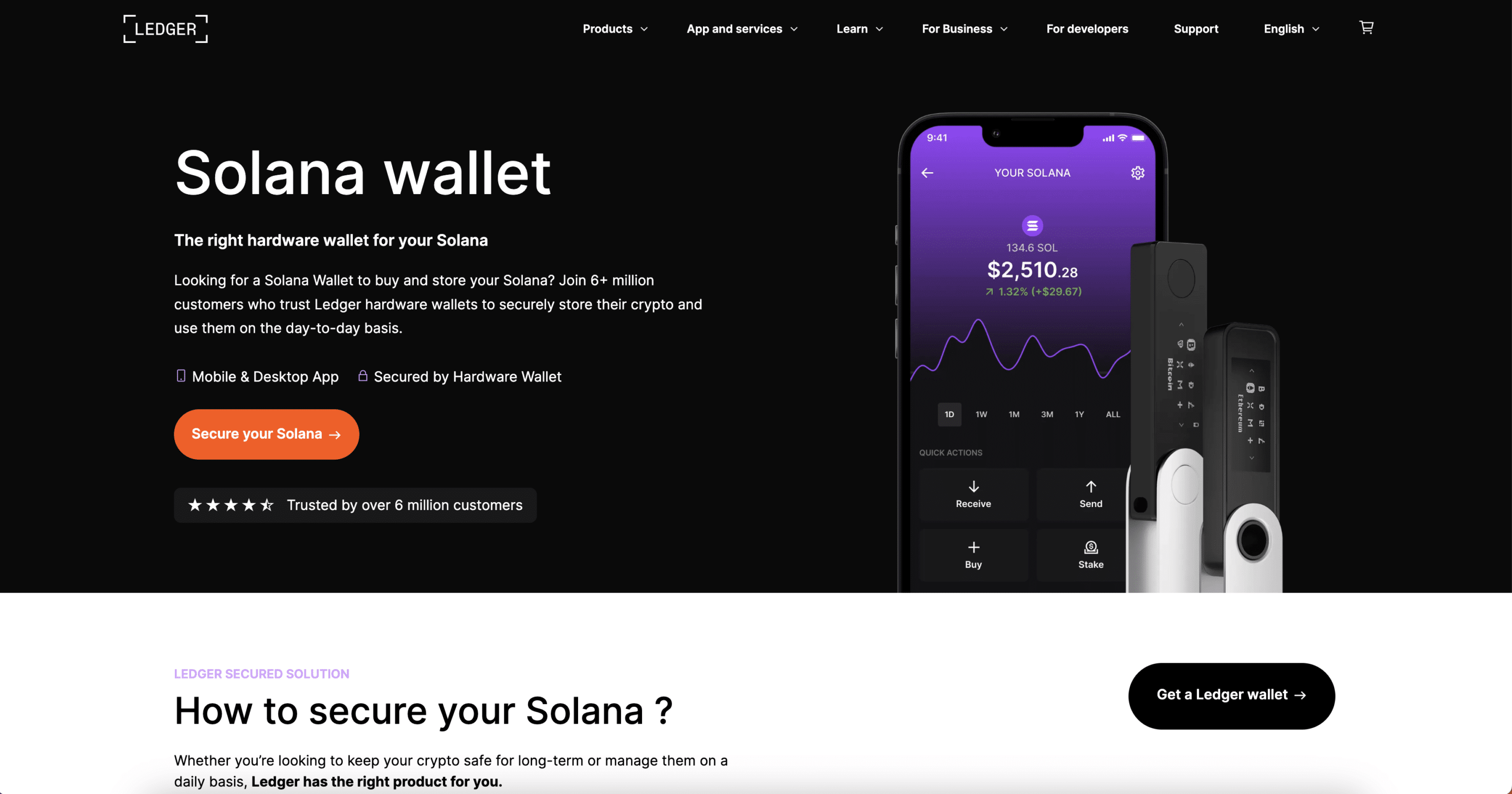 Ledger solana wallet website