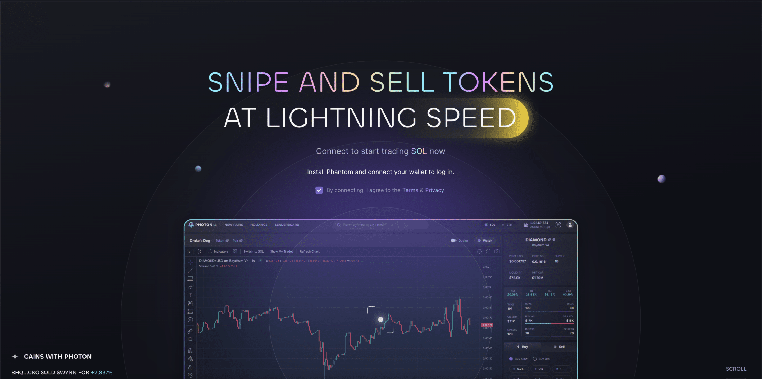 How to use Photon for trading on Solana