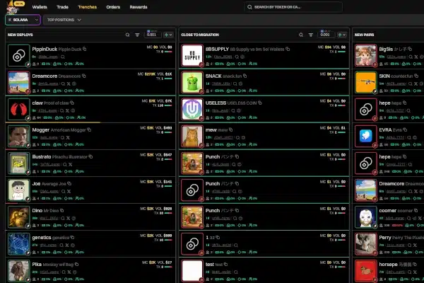 banana gun pro terminal screenshot of trenches
